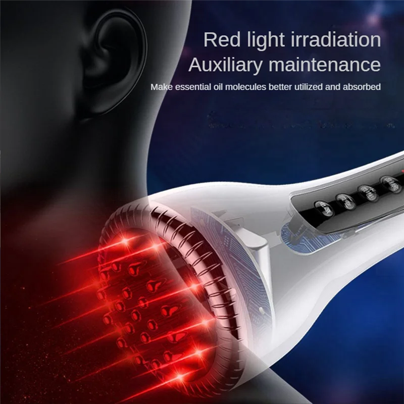 New Microcurrent Meridian Scraping Infrared Body Detox Massage Health Comb Unblocking Warm Brush Shape Live Blood Shu Tendon