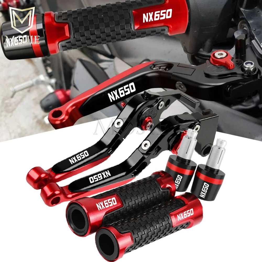 

Moto Brake Clutch Levers Handle Ends Grips For Honda NX650 DOMINATOR 1988 1989 1990 1991 1992 1993 1994 1995 1996 1997 1998 1999