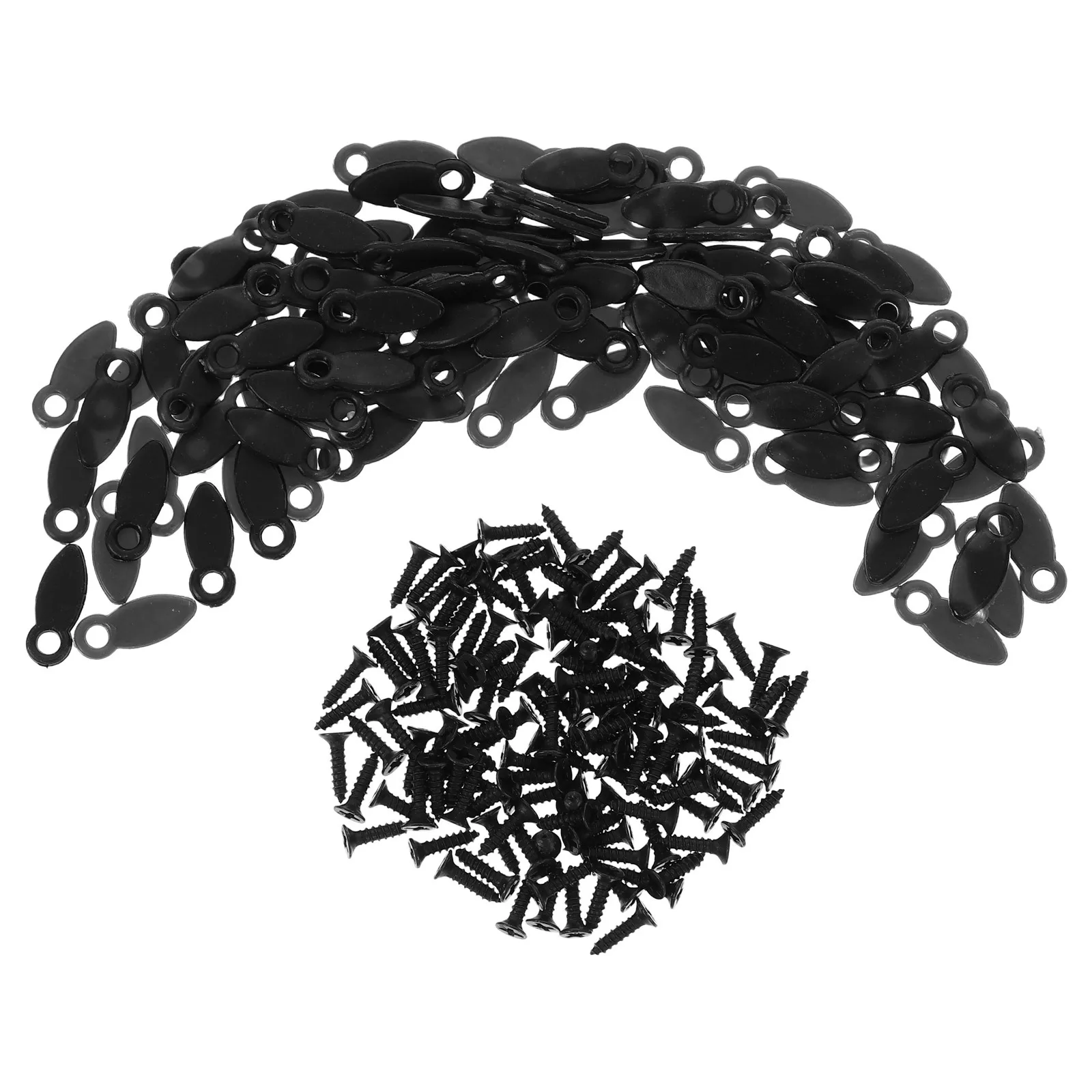 

100pcs Plastic Picture Frame Backing Clips Flat Button Buckle For Secure Hanging Easy Install Clip Frame Edge Fasteners