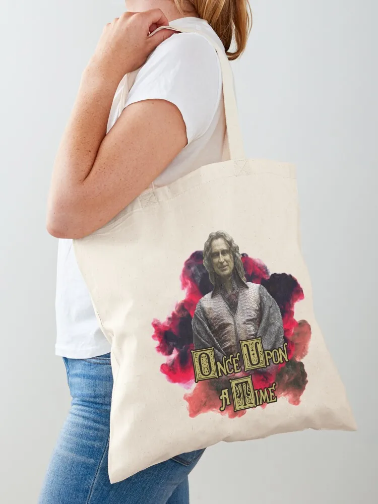 

Once Upon A Time: Rumplestiltskin (Mr. Gold) in Smoke Tote Bag cloth bag woman Shopping bags Beach bag tote men's