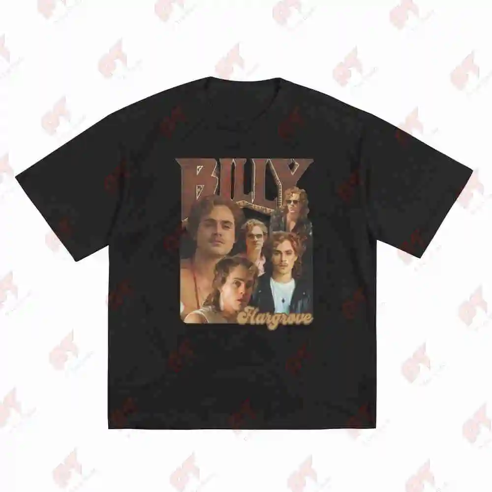 Billy Hargrove Dacre Montgomery Horror Film Short Sleeve Tee 100% Cotton T-Shirt