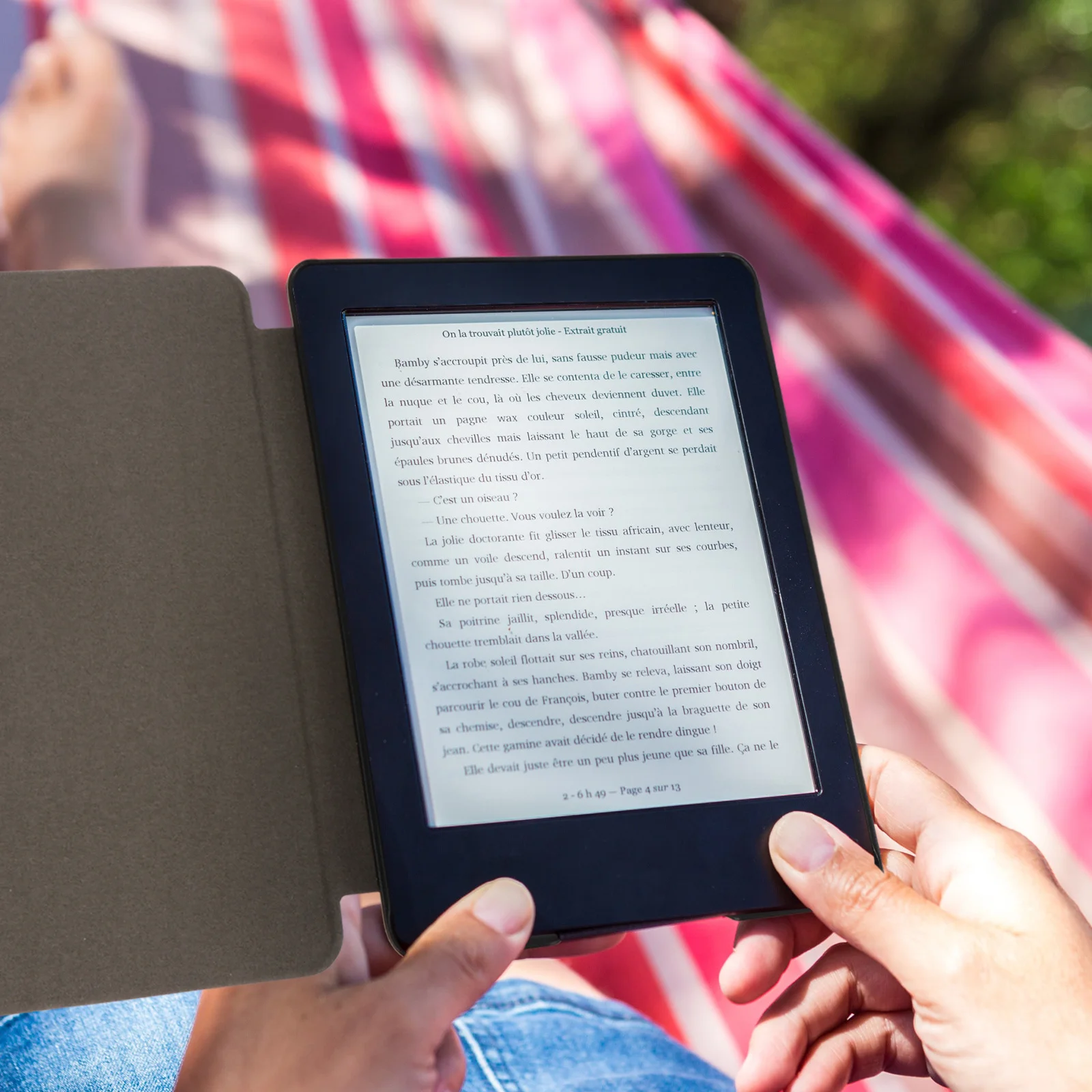 

E-Book Protective Case 4 10Th Generation PU Cover Sleep Wake Function Waterproof Breathable E-Reader