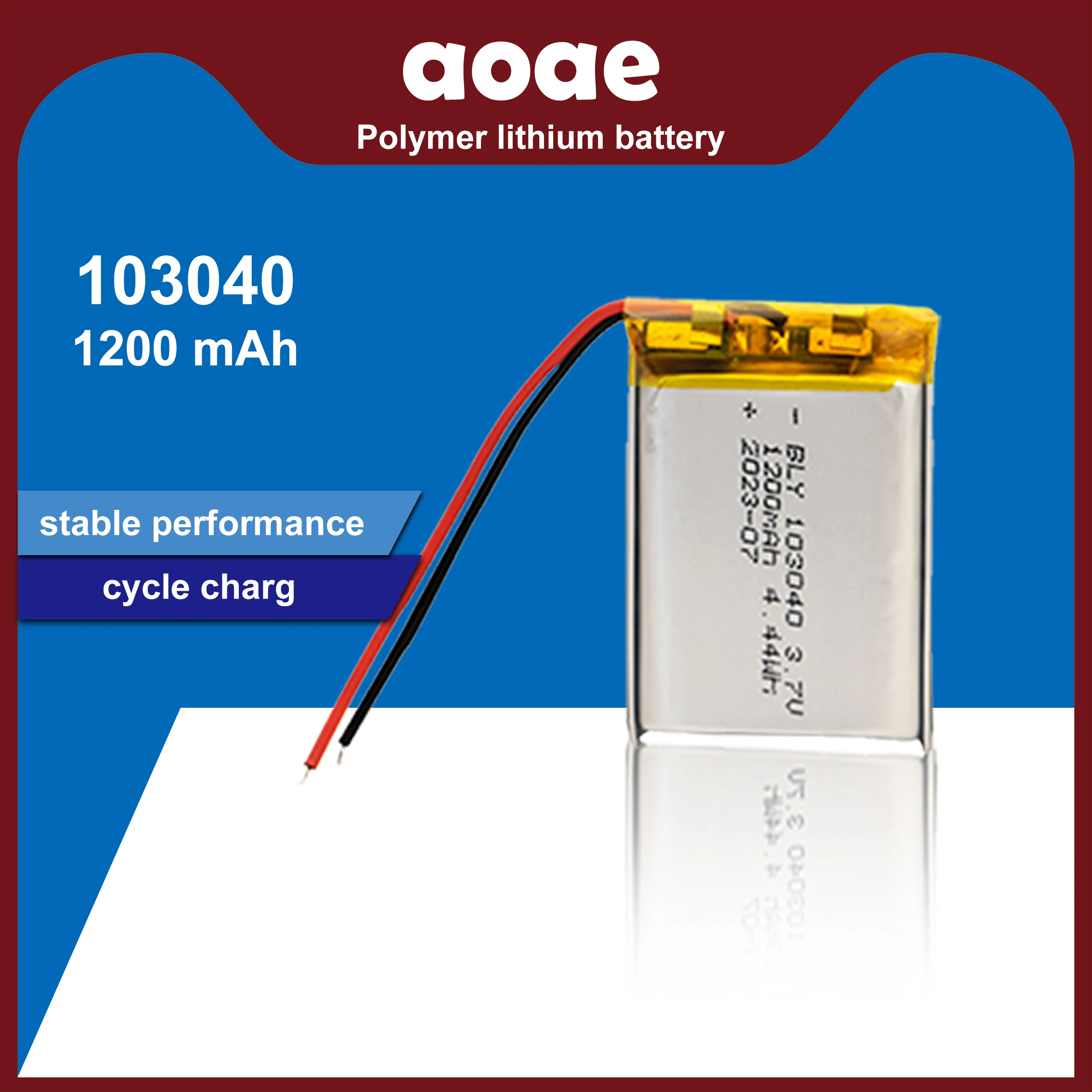 3.7v battery 103040-AliExpress