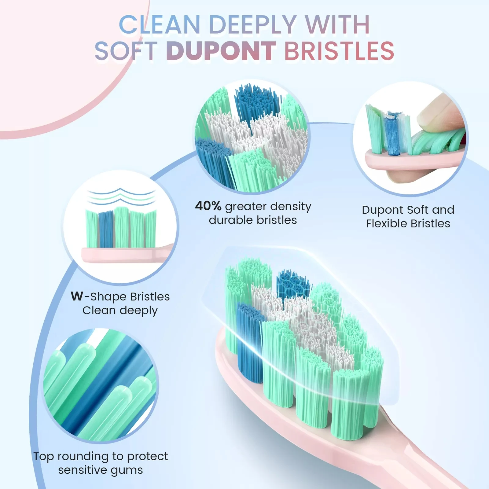 SEJOY-cepillo de dientes eléctrico sónico, limpieza bucal, aparatos de cuidado Personal IPX7, 5 modos, cepillo de dientes automático recargable inteligente