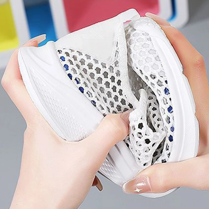 Women\'s Shoes Sneakers Lightweight Shoe Thin Mesh Casual Shoes Summer Breathable Soft Soled Beach Creek Tracing Shoes