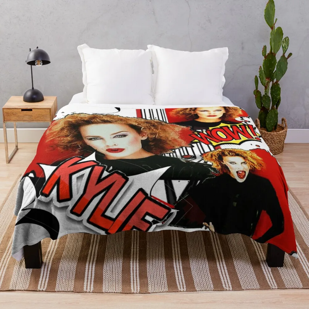 

Kylie Minogue - Confide In MeThrow Blanket Throw And Blanket From Fluff Furry Blankets