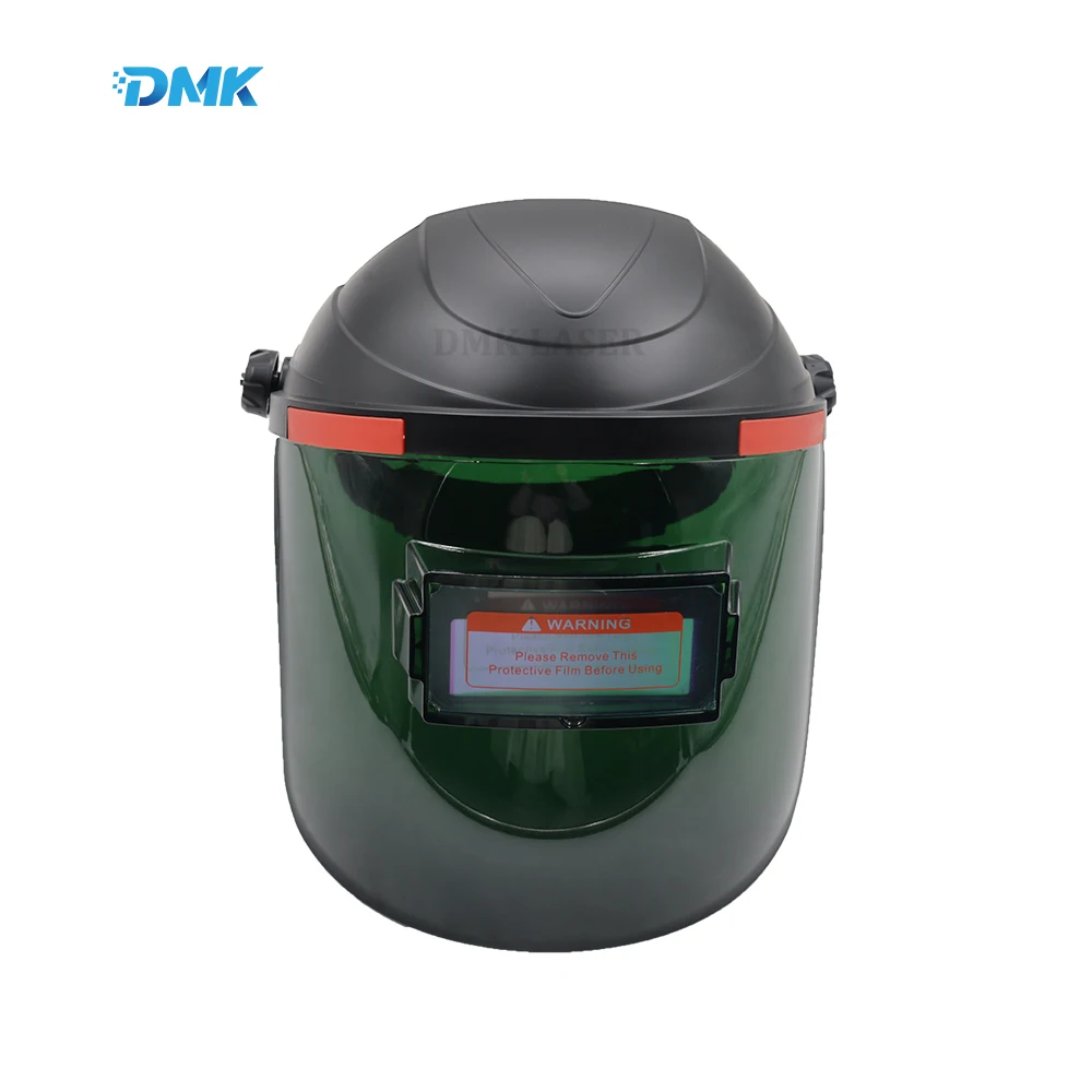 DMK Auto Darkening Laser Welding Mask Chameleon Large View Solar Power Welding Helmet For Laser Welding Marking Cutting  Protect