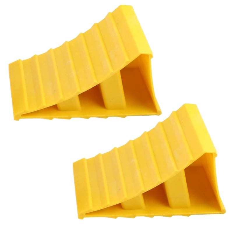 090E Commonly Used Wheel Chock 2Pcs Tyre Pads Block for Most Tyre Sizes