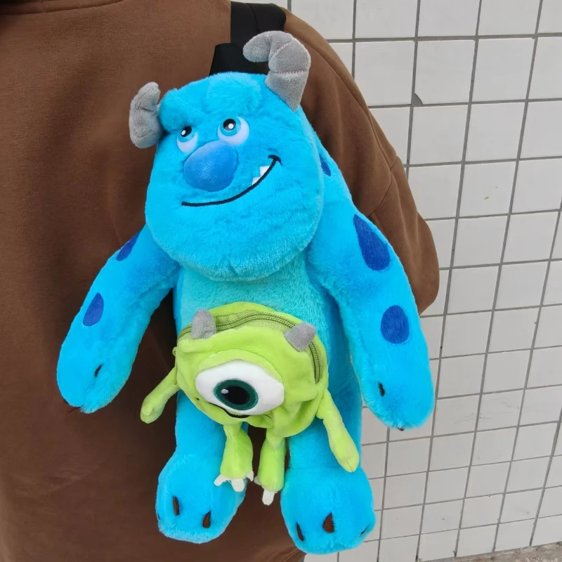 

35cm Cute Toy Doll Fashion Backpacks Sullivan Backpack Monster University Plush Doll Cartoon Children Brithday Xmas Gifts