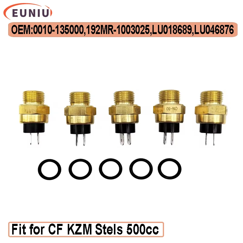 CF500cc X5 0010-135000 CF188 Engine Water Temperature Sensor 80 Degree M16 Temperature ATV UTV GO KART CF SWCGQ-C-CF500