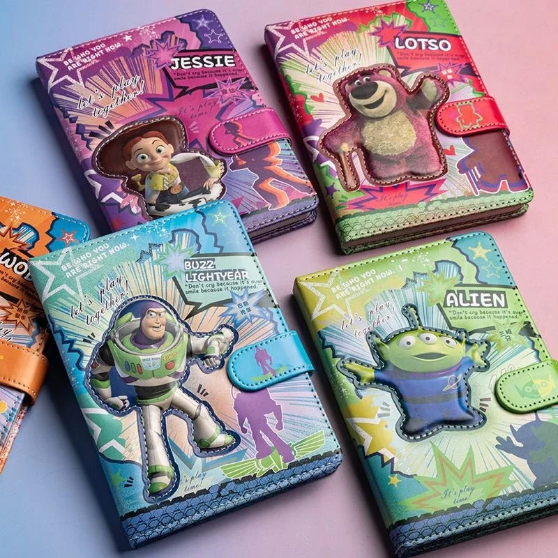 2024 Hot Selling Disney Toy Story Children Notebook 3d Cover Book Blank Page Notepad Very Cute Alien Jessie Kid‘s Gifts Toys