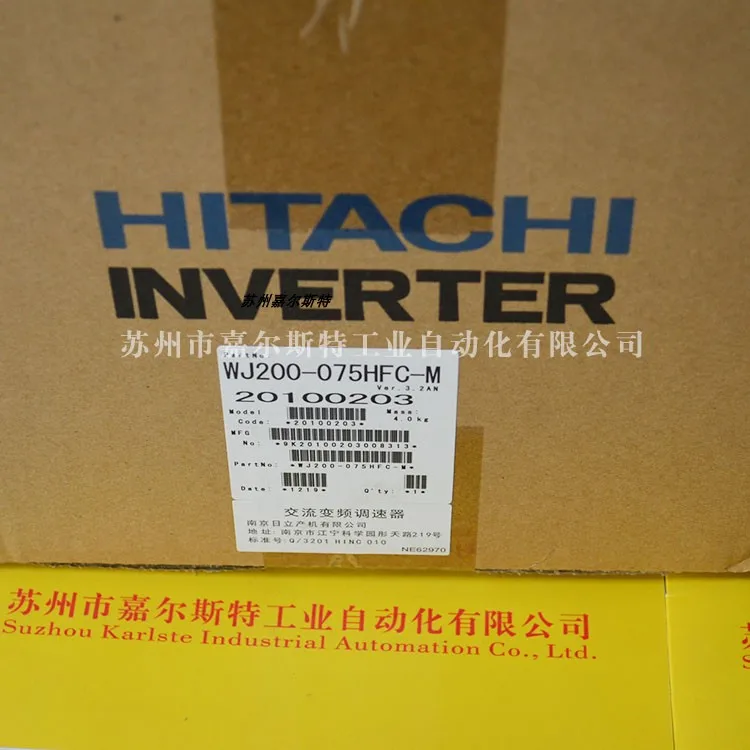 [Original And Genuine] HITACHI Hitachi Inverter WJ200-075HFC-M Focus On Quality, Please Negotiate