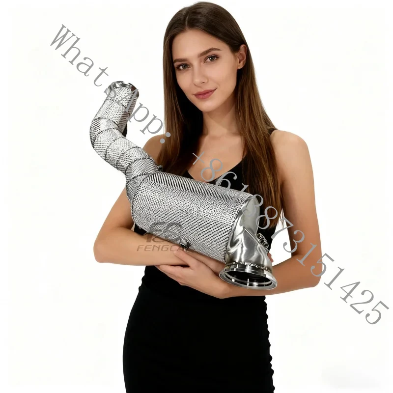 

High-flow exhaust pipe GLC43 2.0 2022-2025 SS304 performance modification, fault light without light