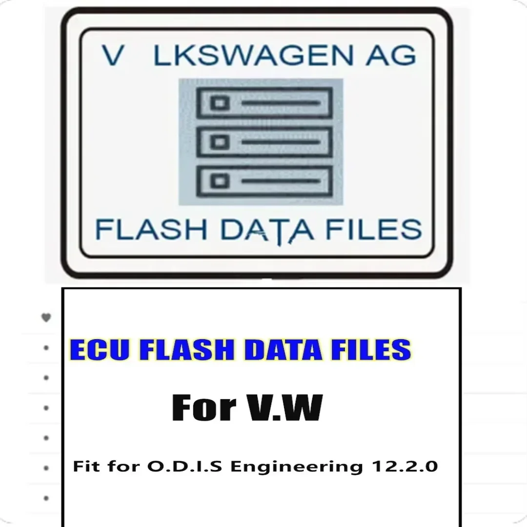 

2025 Latest ODIS-E V12.2.0 Software immo off +ODIS Engineering Flashdaten ECU Firmware Flash Data Files For V/W diagnostic tools