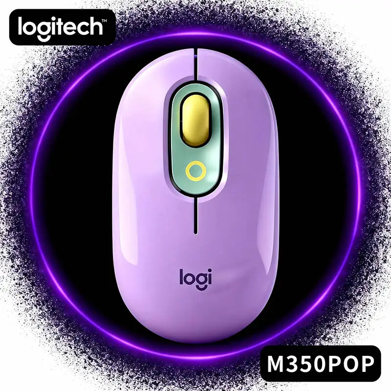 

Logitech M350 POP Dual Mode Bluetooth Mouse High Precision for Video Editing Tasks