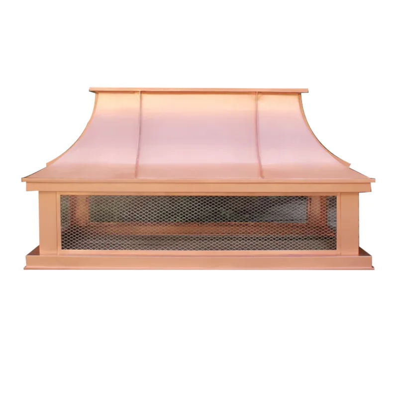 Handcrafted Copper Chimney Caps Pot Covers Luxury Villas Outdoor Fireplaces Custom Sizes New Penny European Design Metal Master