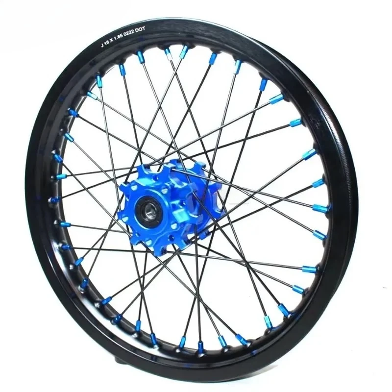 Precision machined 19/16-inch MX wheel set for Sur-Ron Light Bee X LBX CNC billet wheels, custom color parts Lbx