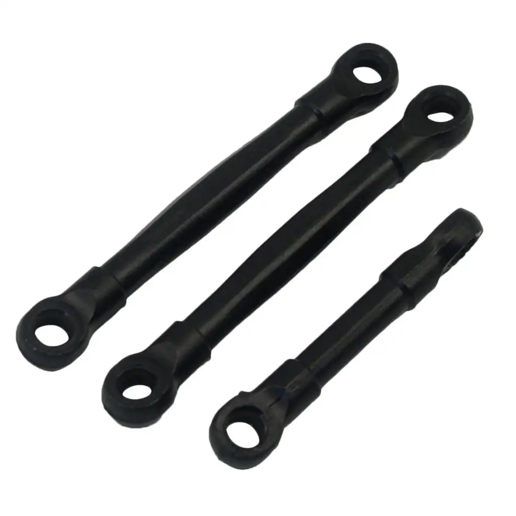 RC Car Linkages Rod Black Metal Connecting Pull Rod Upgrade Parts for 1 16 RC Model Truck Accessories