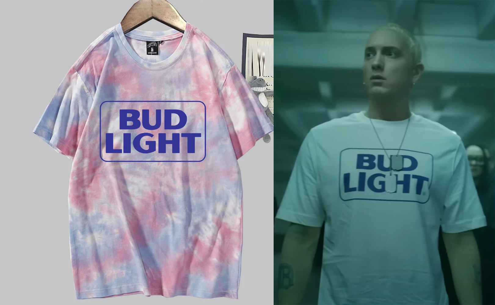 

Футболка в виде бутона в том же стиле, что и рубашка Eminem's в Houdini MV Tie Dye светильник, подарок для коротких фанатов