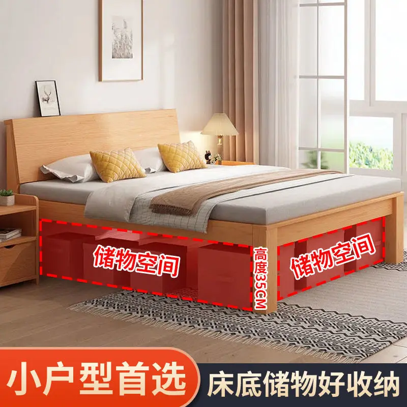 غرفة نوم رئيسية كاملة من الخشب الصلب، تأجير حديث وبسيط ومزدوج الارتفاع