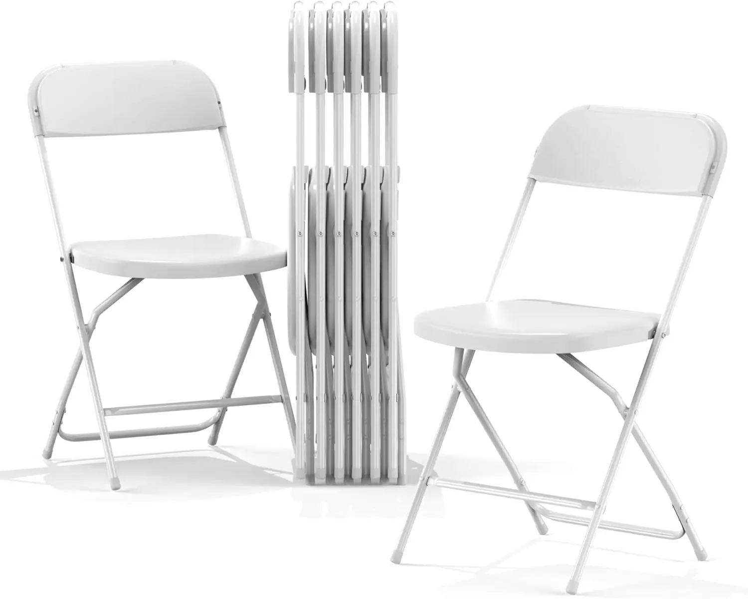 

Foldable Folding Chairs Plastic Outdoor/Indoor 650LB Weight Limit ( 8 Pack)