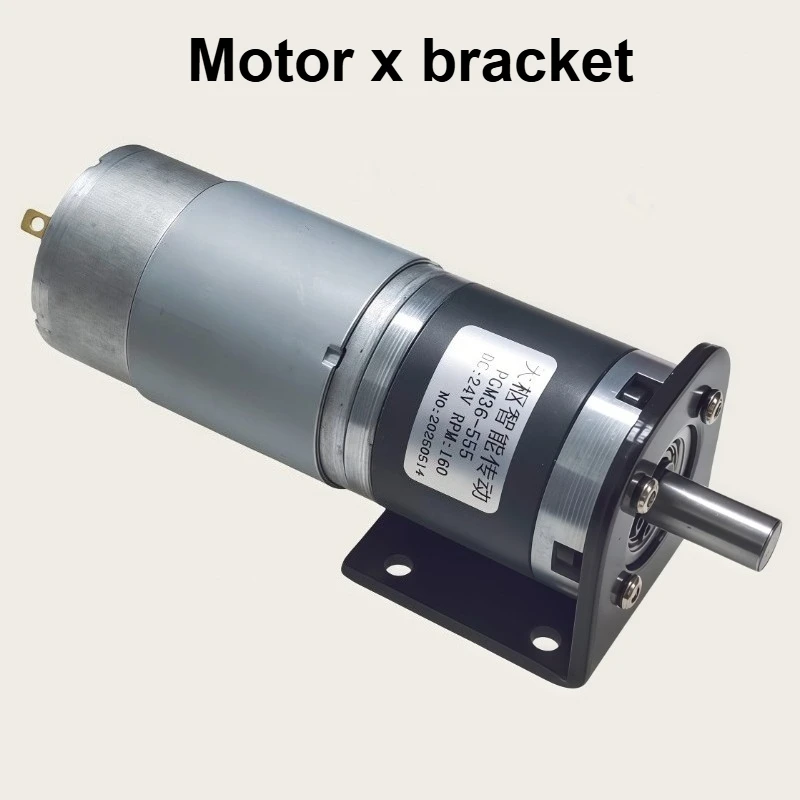 36-555 High Torque DC Geared Micro Motor Speed Adjustable DC12V 24V 36mm Planetary Gearbox Metal Gear Micro Motor 11RPM~2160RPM view 4