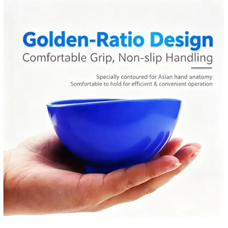Dental COTISEN Silicone Rubber Bowl Soft Gypsum Impression Material Mixing Bowl Blue Small Silicone Bowl Dentistry Lab Supply