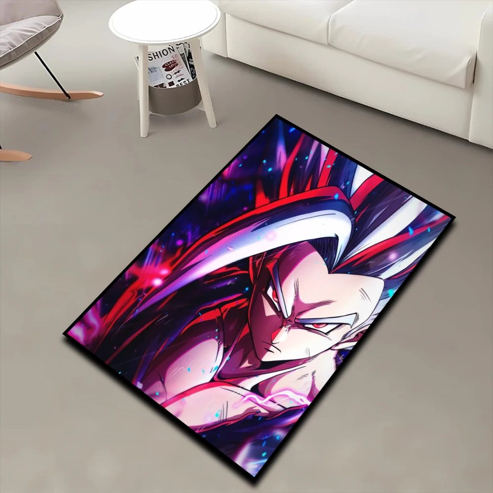 

Area Rugs Anime Figure Dragon Ball Goku Vegeta super Saiyan 4 Beast Gohan Customize Rug Handmade Printed Carpet for Room Decor