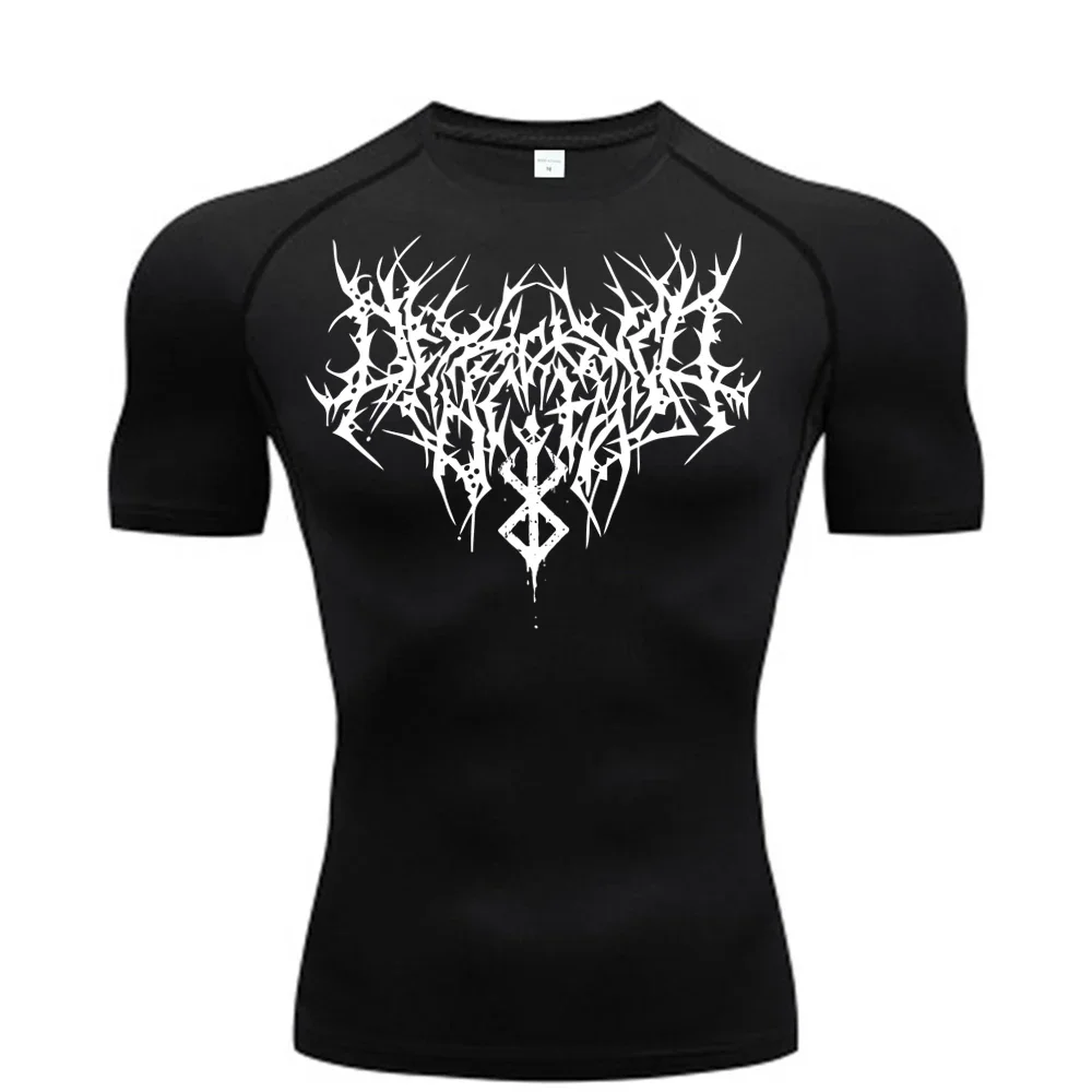 

Мужская компрессионная футболка из молочного шелка для фитнеса и спортзала, быстросохнущая, дышащая, для тренировок, размеры S-3XL