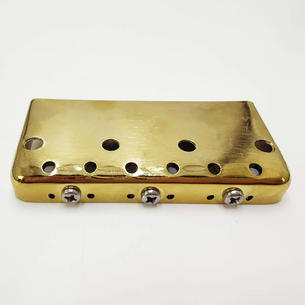 1Set Short TL Electric Guitar Bridge Cylindrical Brass String Code 3 Tune Fixed Bridge Copper Guitar String-Plate Guitar Bridge