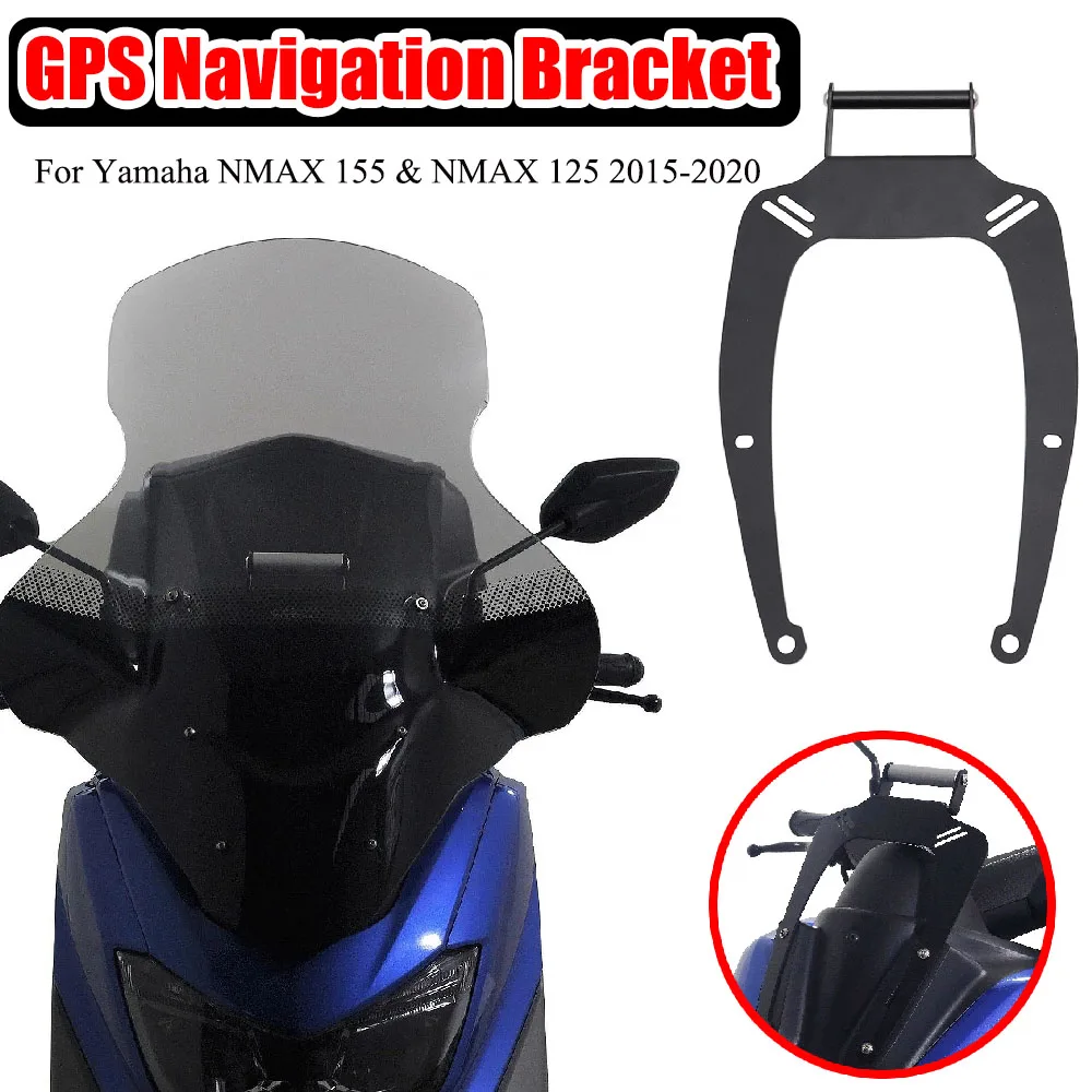 

100%Brand NEW Motorcycle GPS Mobile phone holder USB Wireless Charging Navigation Bracket 2015-2020Fit FOR YAMAHA NMAX 125&155