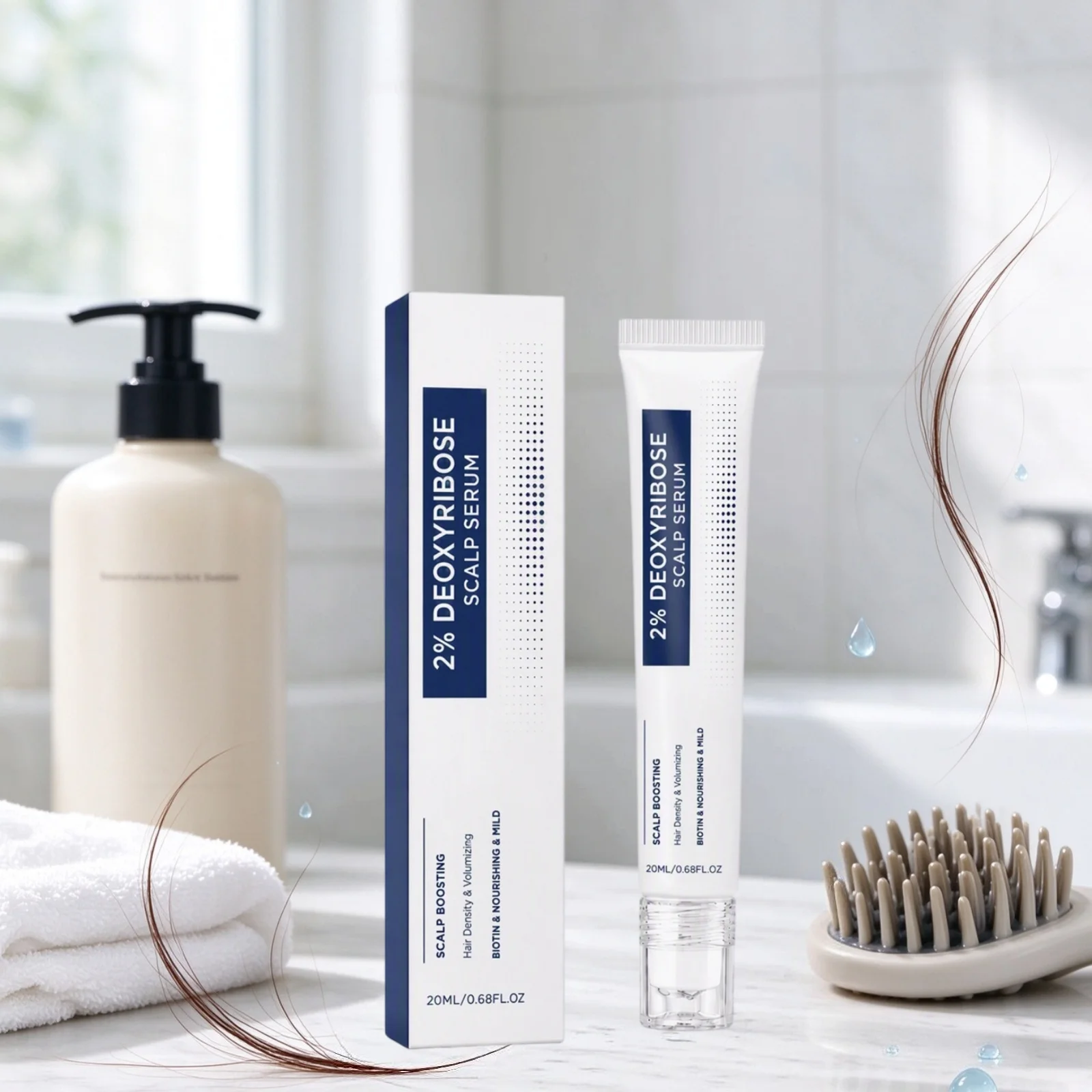 Scalp Serum Hair Root Strengthening Nourishing Volumizing Quick Absorbing Scalp Soothing Lightweight Hydratingscalp Serum 20ml