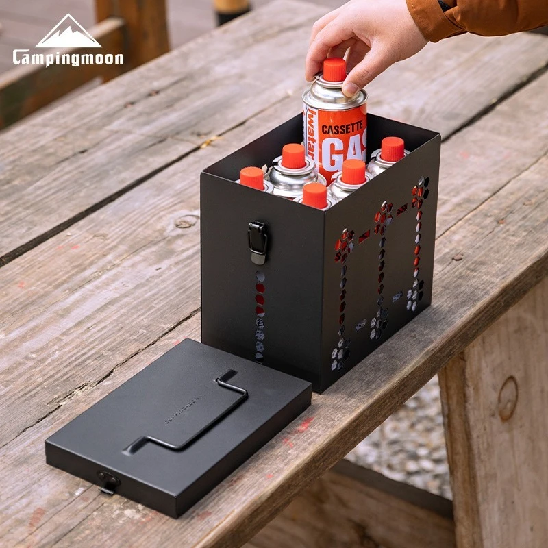 

CAMPINGMOON BKC63 Ящик для хранения топлива Портативный контейнер для хранения снаряжения для кемпинга Анти-сжимаемый органайзер Коробка