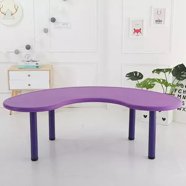 Environment-friendly Plastic Half Moon Children's Game Learning Kindergarten Desks