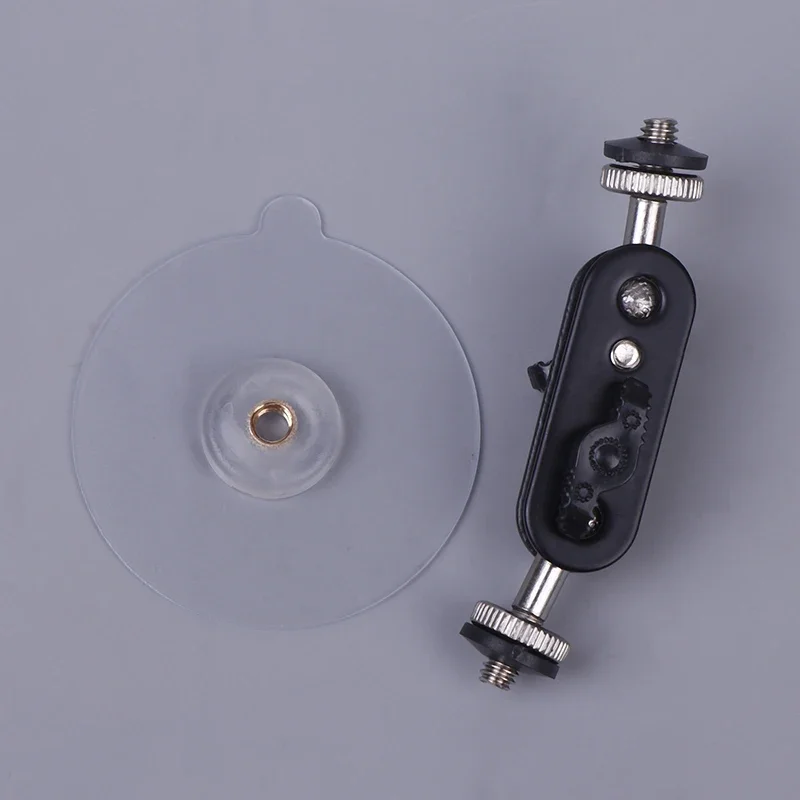 Stainless Steel No-Drill Adhesive Mount, M6 Screw Base With 1/4" Interface For Mobile Surveillance Camera Bracket Easy Install