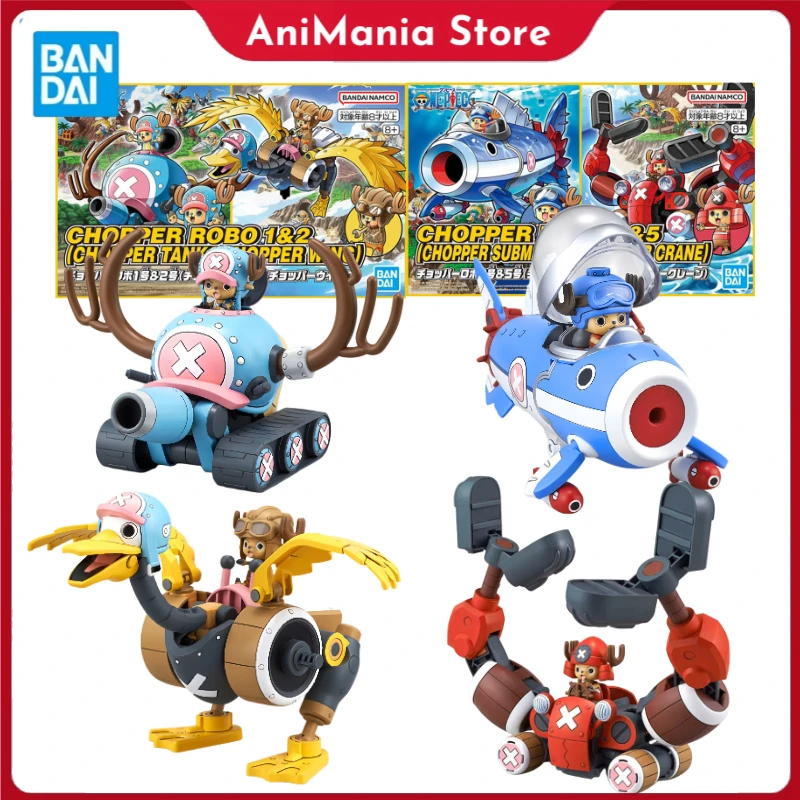 

Bandai ONE PIECE Модельный комплект Chopper Robo 3 5 Подводная лодка Chopper 1 2 Tank Wing Фигурка Строительный комплект Аниме Фигурки Игрушки Мальчики