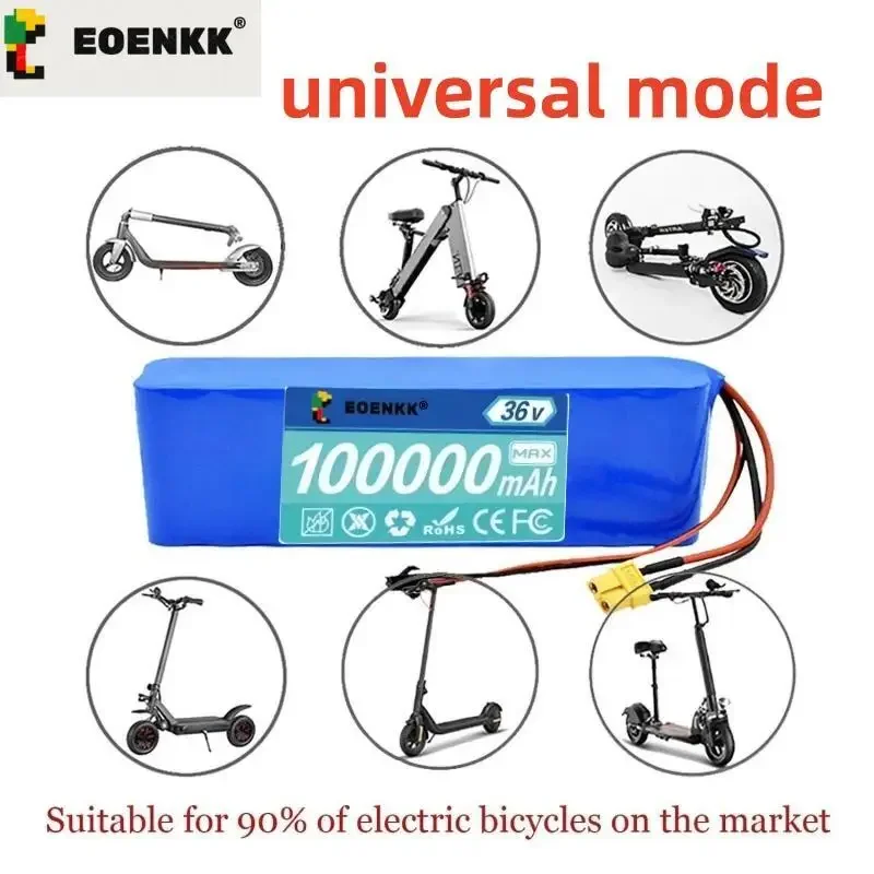 36V 100000mAh 10S2P 36V electric scooter battery lithium electric scooter 500W electric scooter battery 36V 10S2P battery