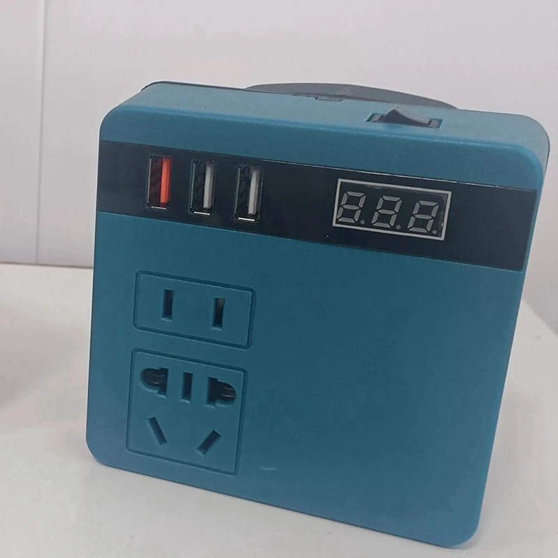 For Makita Lithium Battery Inverter, Electric Tool Battery Inverter AC220V/ DC5V/20V Outdoor Operation Inverter