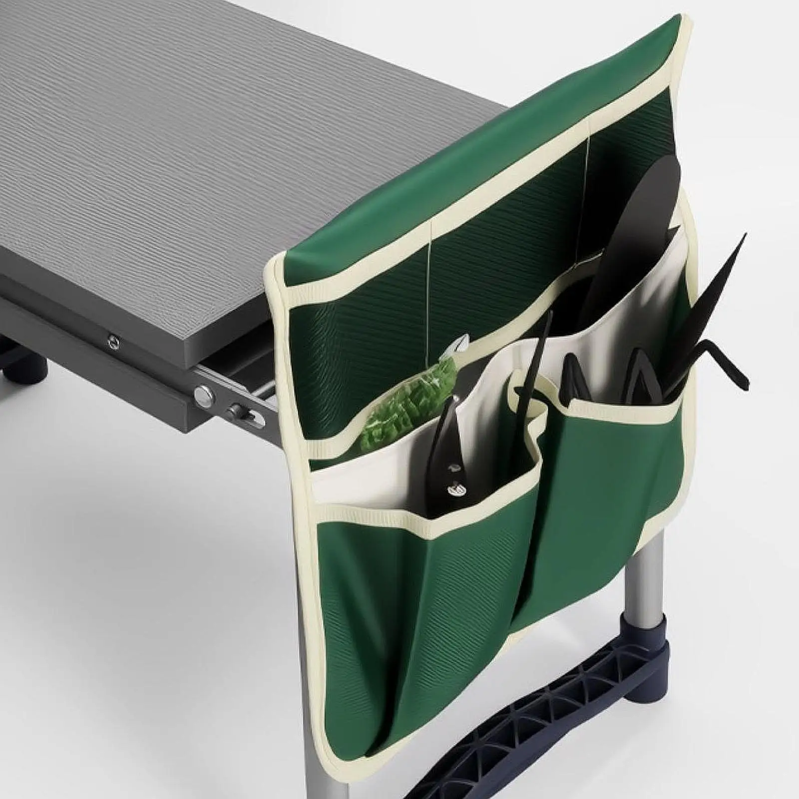 Tool Bag Multifunctional Green for Garden Kneeler Tools Workplace