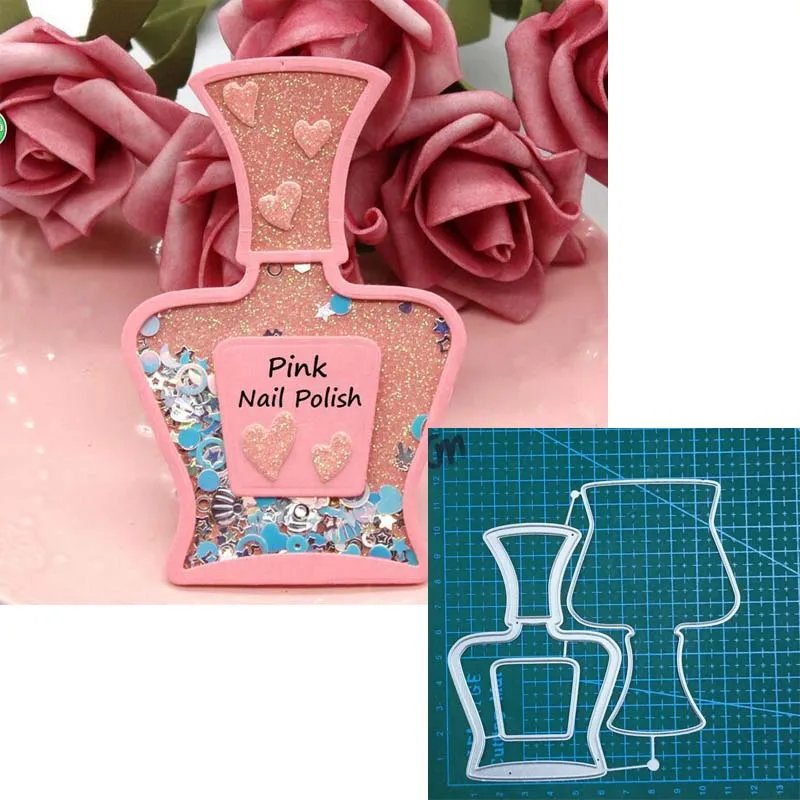 Bottle flower basket shoes metal cutting dies Scrapbooking decoration paper craft mould blade punch template Embossing stencils