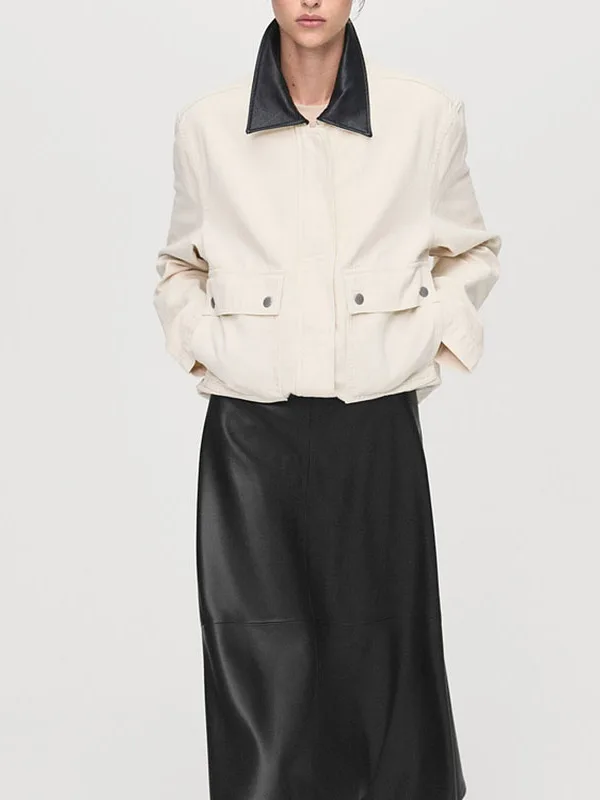 

Faionable Спецодежда Jaet ort Верхняя одежда Long Sve Женская одежда с отложным воротником Premium Quali Winter Faion Personali