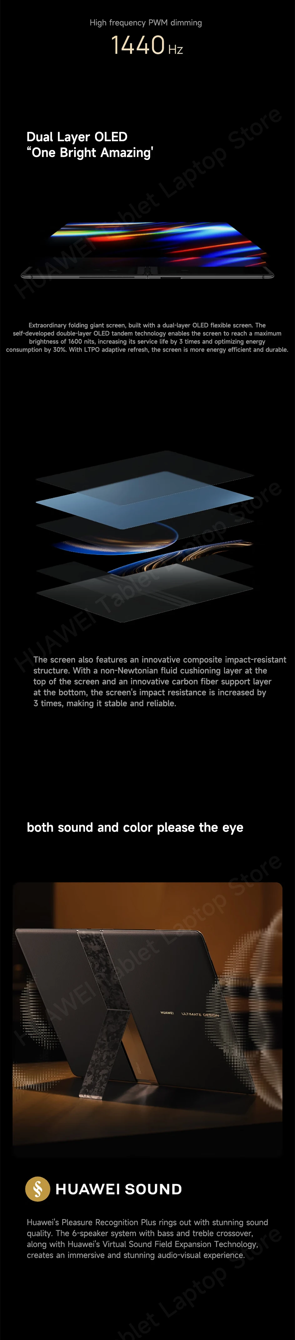 2025 Laptop/Tablet HUAWEI MateBook Fold ULTIMATE DESIGN HarmonyOS 5 CPU Kirin X90 18-inch PaperMatte Touchscreen OLED 1440Hz