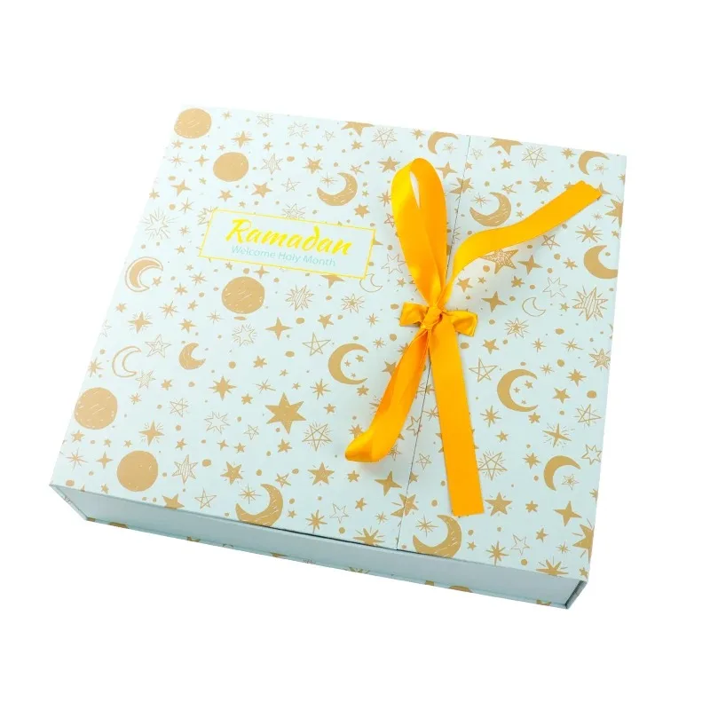 Holy Month Mysterious Holiday Box Custom Empty Ramadan Advent Calendar Box Packaging