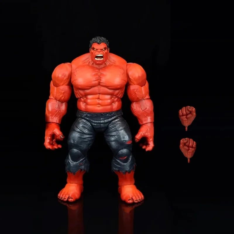 Genuine Marvel Legends 8-Inches Non-Ko Red Hulk Deluxe Limited Action Figure Collection Decorative Ornament Model Toy Boy Gift