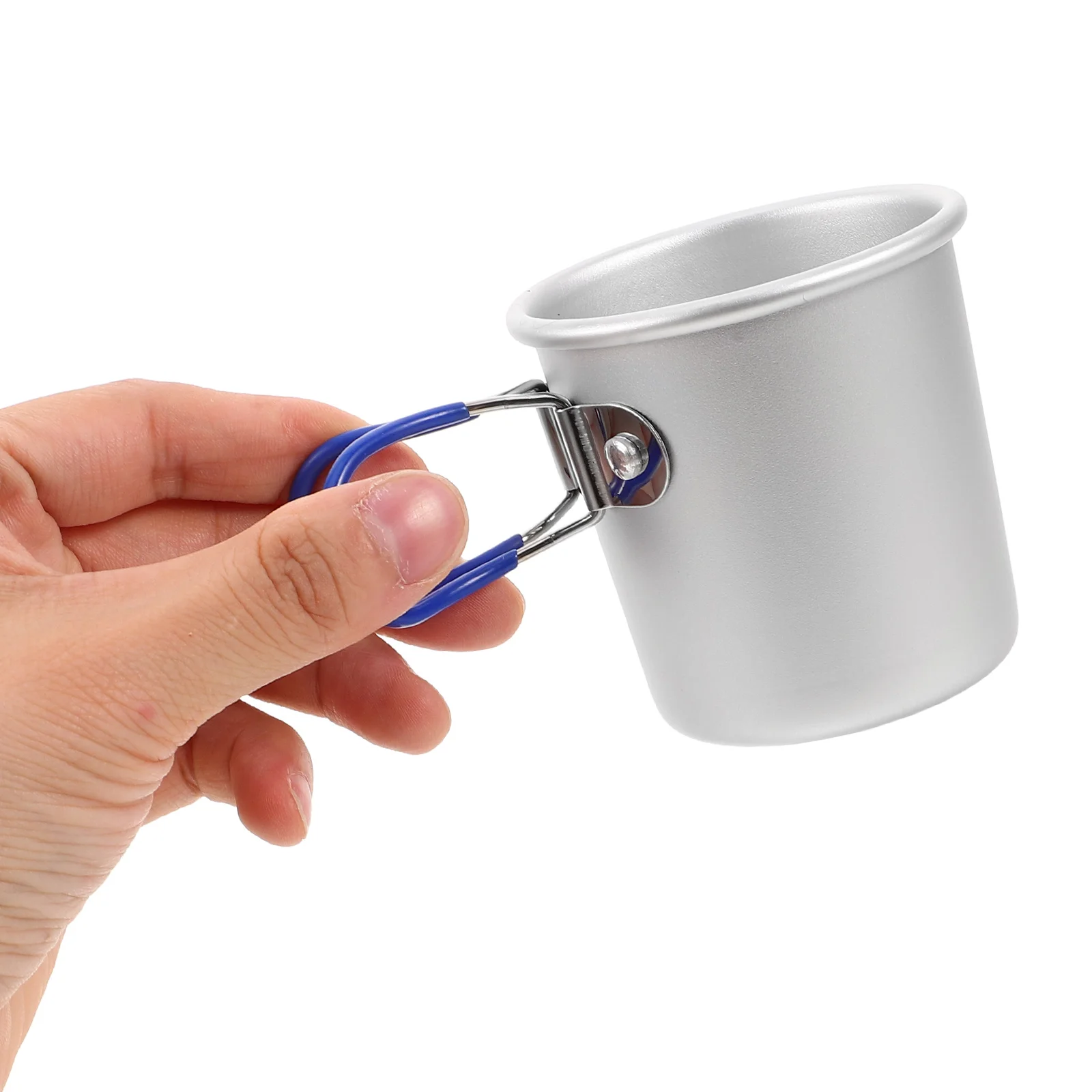 

1 шт., уличная складная чашка для воды, легкая портативная прочная алюминиевая кофейная кружка для кемпинга, путешествий, складная многоразовая походная чая с молоком