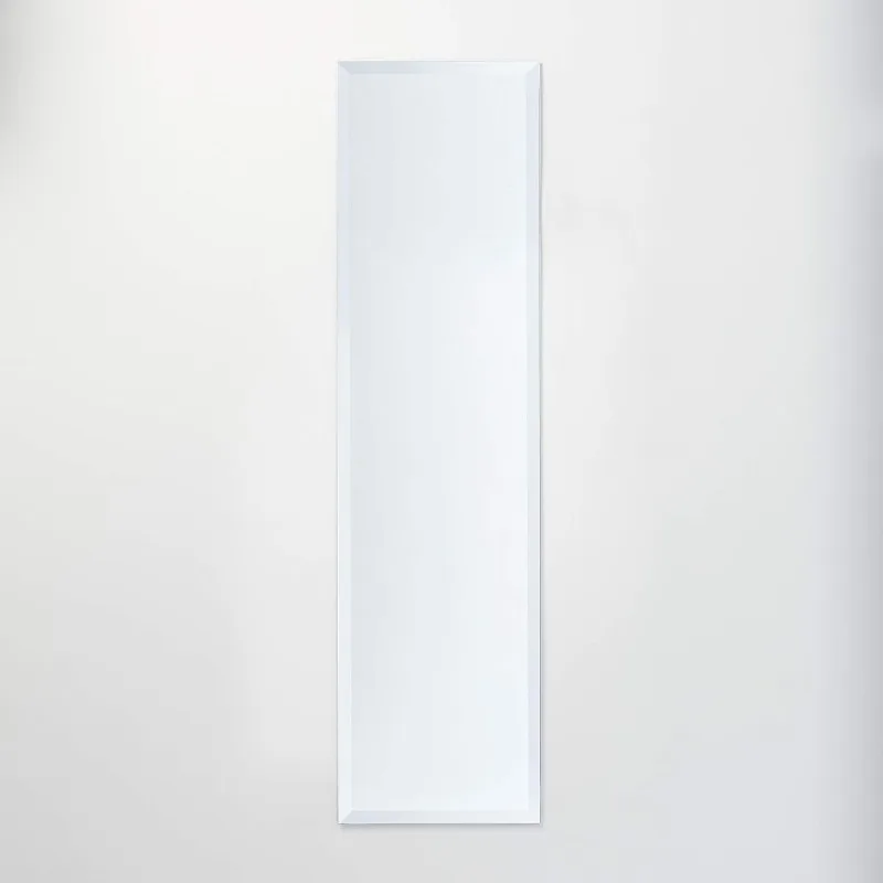 Melhor Bevel Frameless Full-Length Retângulo Espelho, Espelho de parede, 1 "Borda chanfrada, 16" x 60"