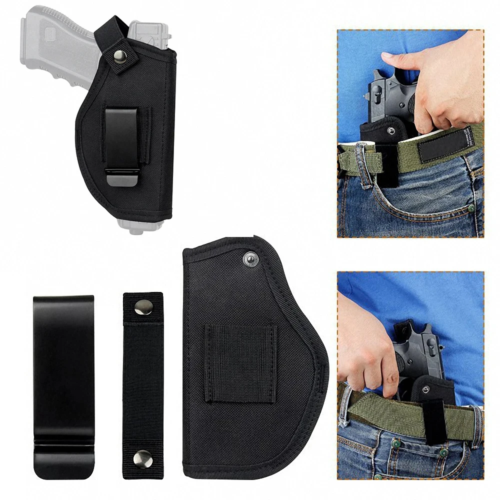 1pcs  Universal Gun Holster for Men & Women, Waist Belt Holster for Glock 380 9mm Gun Holster for Concealed Carry Handgun