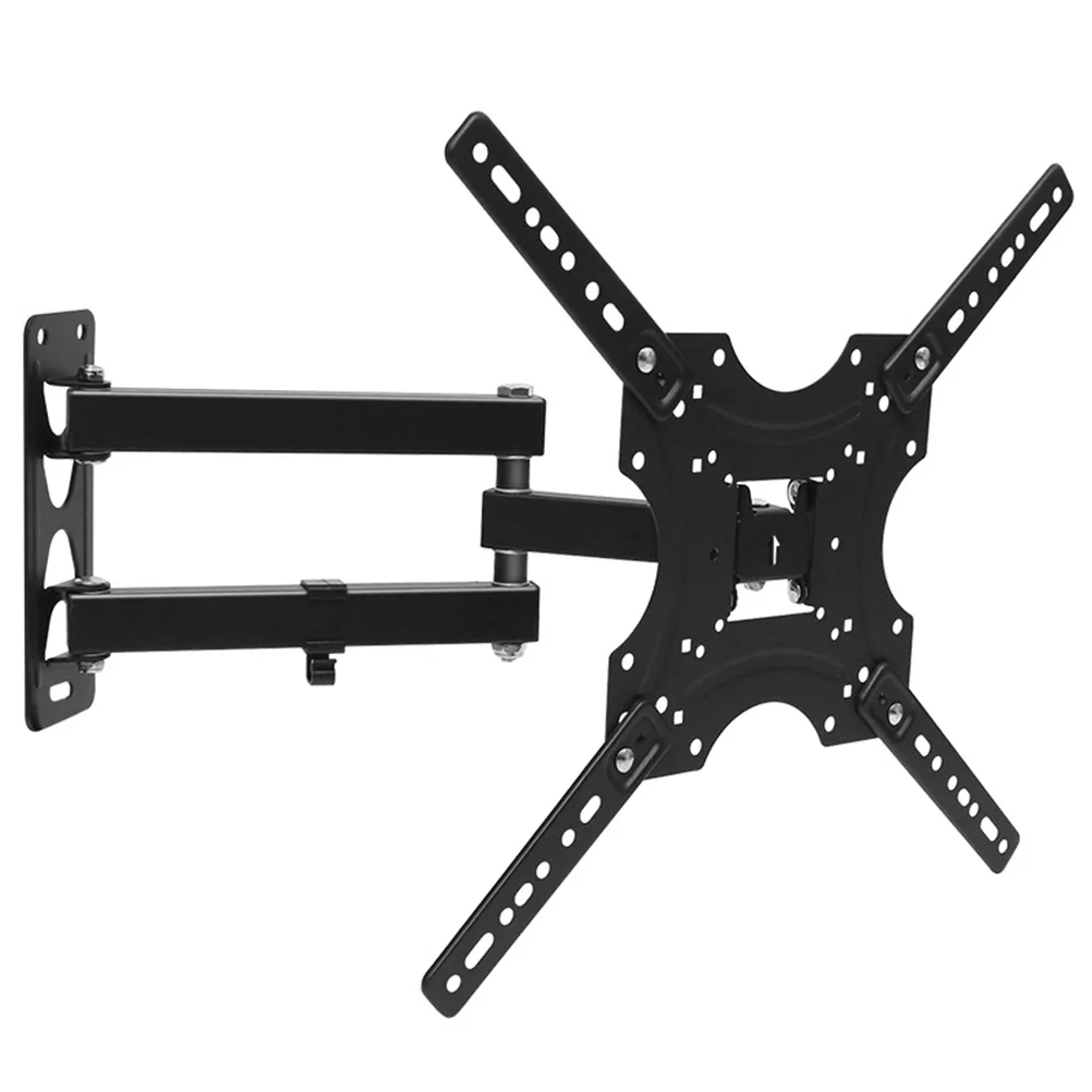 

Swivel Bracket Television Stands Mount Flexible Metal Shelves Black General Shelf Universal