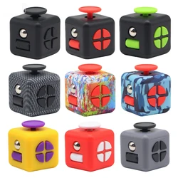 6-Sided Fidget Toy Multi-Functional Stress Relief Finger Toy with Press Squeeze & Slide Functions for Anxiety Relief