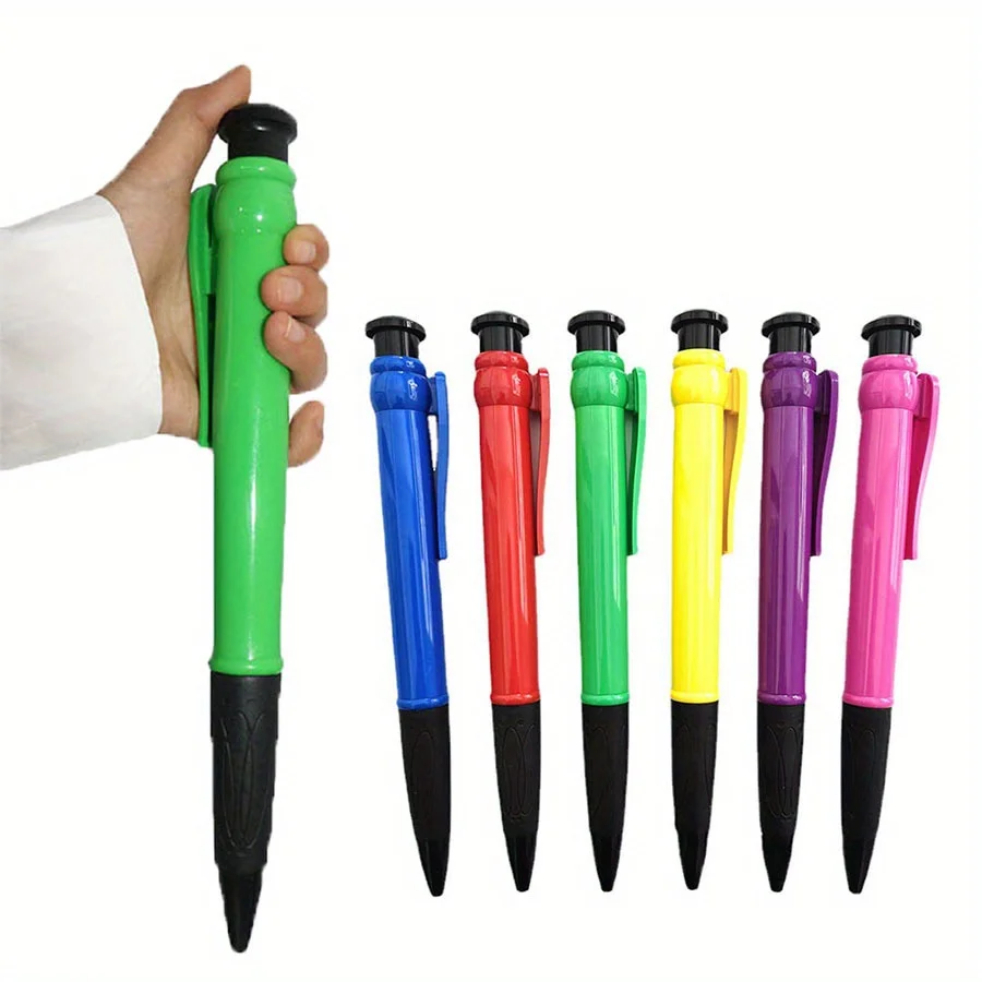 1 قطعة أقلام جامبو، قلم حبر جاف ضخم متعدد الألوان مقاس 11.22 بوصة، هدايا للحفلات لحفلات أعياد الميلاد، هدايا مكتبية لزملاء العمل